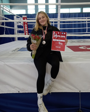 Srebrny medal w Międzynarodowym Pucharze Polski U-17 w boksie
