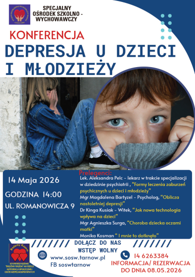 Konferencja pt. „Depresja u dzieci i młodzieży”