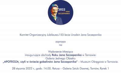 2022 - Rok Jana Szczepanika - wydarzenie miesiąca stycznia