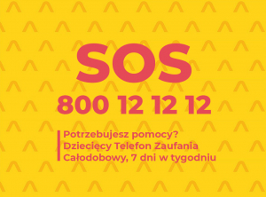 Uwaga zmiana numeru infolinii POMAGAMY dla młodzieży i opiekunów!