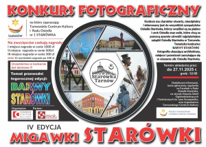 Konkurs fotograficzny: Migawki starówki IV edycja - temat przewodni BARWY STARÓWKI