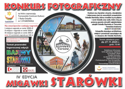 Konkurs fotograficzny: Migawki starówki IV edycja - temat przewodni BARWY STARÓWKI