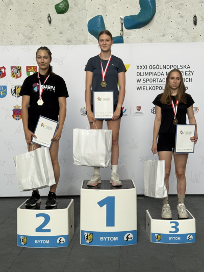 Uczennica Szkoły Szczepanika Mistrzynią Polski 2025 wspinaczki na czas