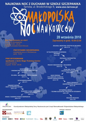 Małopolska Noc Naukowców 2018 ze Szkołą Szczepanika!