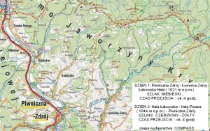 Rajd górski: Beskid Sądecki - Hala Łabowska 7-8.11.2018 r.