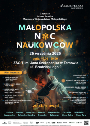 Małopolska Noc Naukowców 2025 ze Szkołą Szczepanika