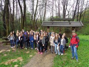 Zajęcia terenowe z geografii i turystyki w Ciężkowicach - IE i IIB